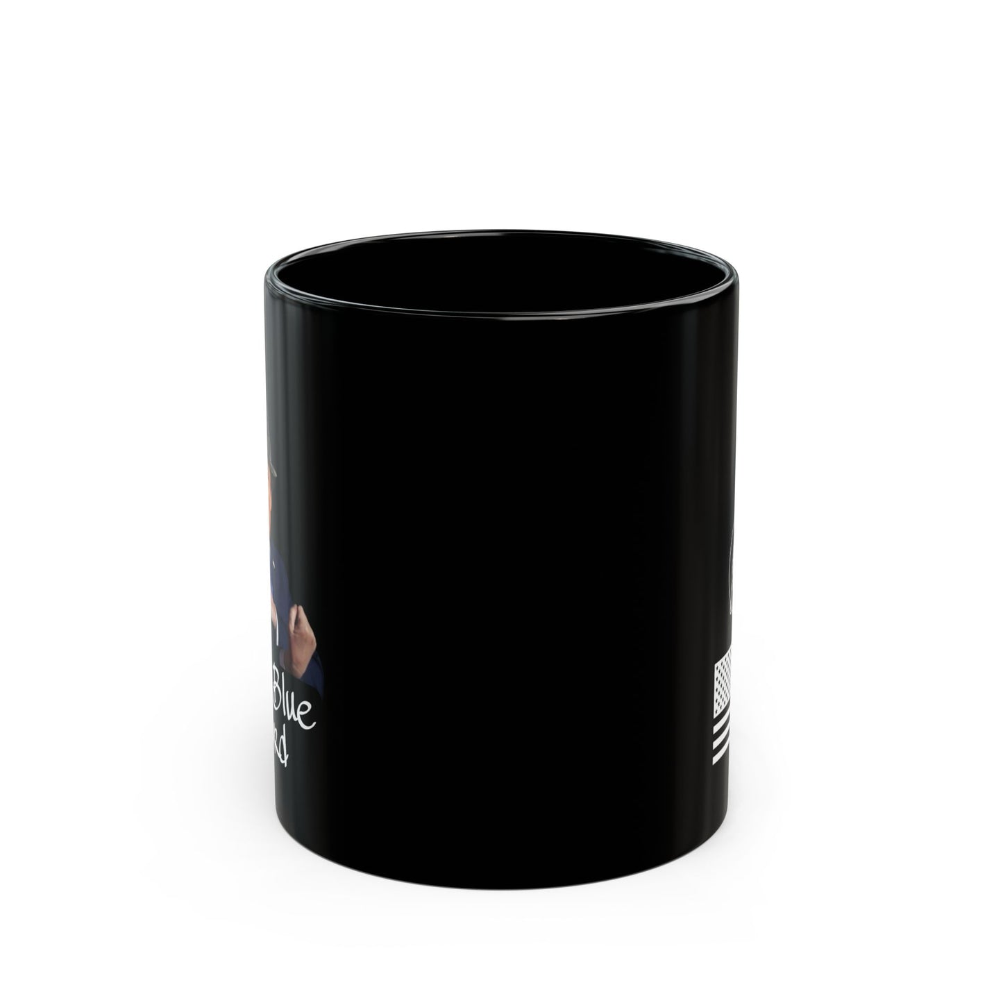 Fck Blue Card Black Mug (11oz, 15oz)